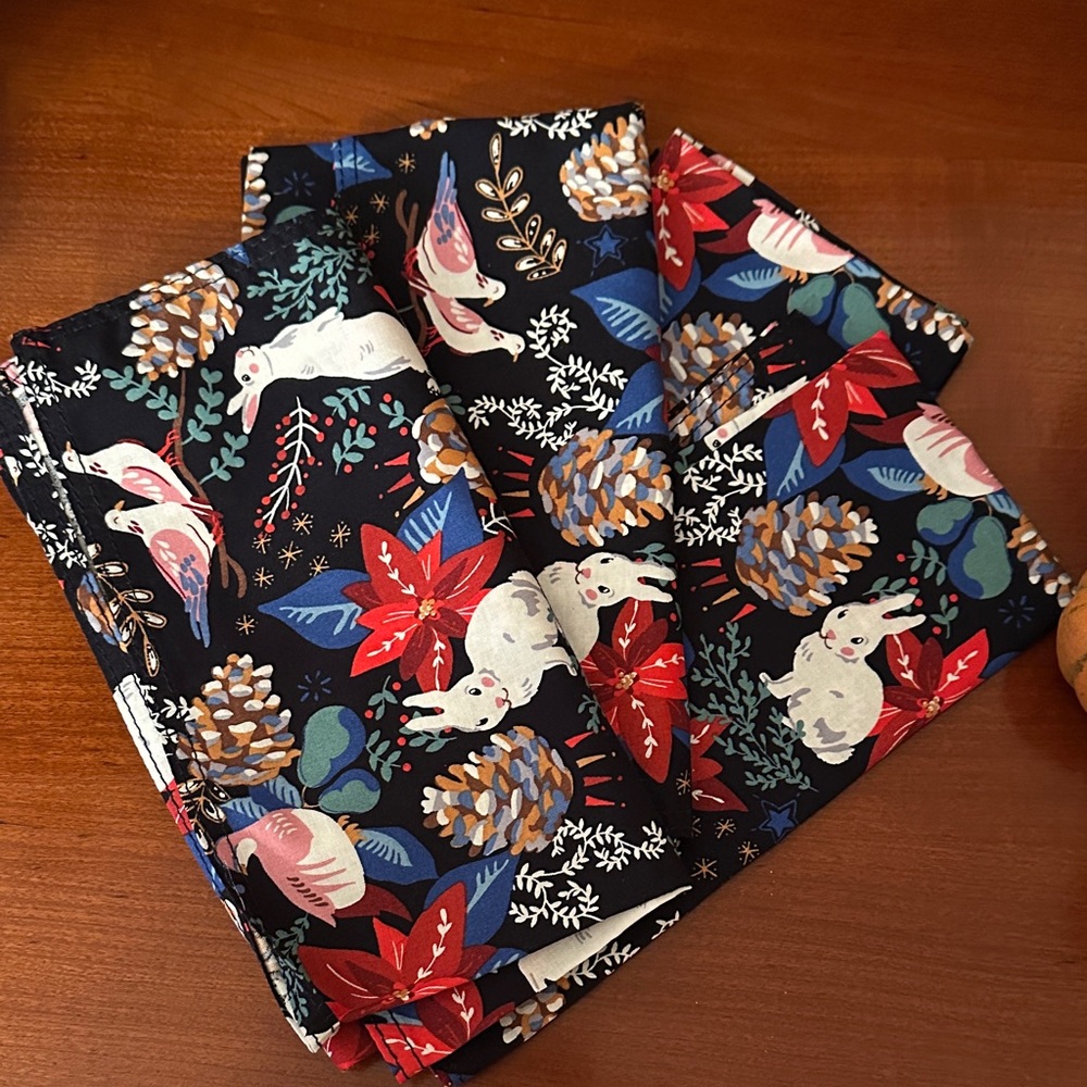 Vera Bradley set of Christmas Napkins